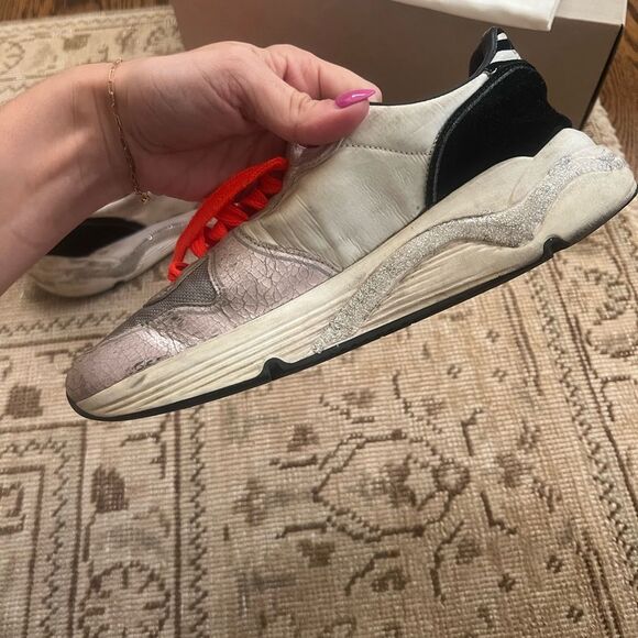 Golden Goose Deluxe Brand Multicolor Running Sole Sneakers Size 38 - Picture 9 of 11